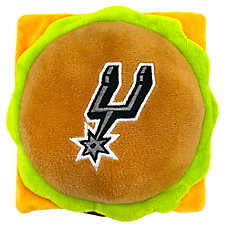 Pets First San Antonio Spurs Plush Hamburger Dog Toy