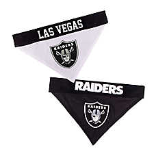 Pets First Las Vegas Raiders NFL Reversible Bandana