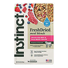 Instinct FreshDried Meal Blends Adult Freeze-Dried Dog Food - Beef & Wild Berry