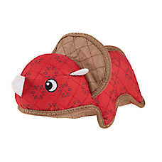 Joyhound 3D Rip Roarin' Triceratops Tough Dog Toy