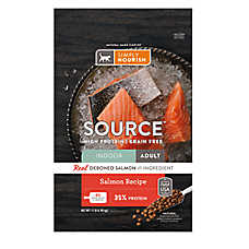 Simply Nourish? Source Indoor Cat Dry Food - Salmon, Natural, High-Protein, Grain Free