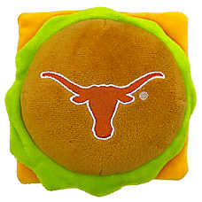 Pets First Texas Plush Hamburger Dog Toy