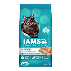 IAMS&trade; Proactive Health Indoor Adult Dry Cat Food - Weight & Hairball Care, Chicken