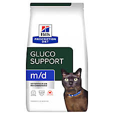 Hill's? Prescription Diet? m/d Glucose/Weight Management Dry Cat Food - Chicken