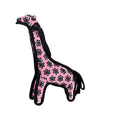 TUFFY? JR Zoo Pink Giraffe Dog Toy