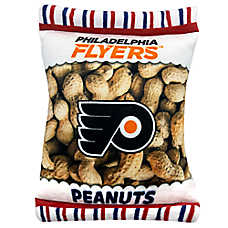 Pets First Philadelphia Flyers Plush Peanut Bag Dog Toy