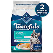 Blue Buffalo Tastefuls Multi-Protein Adult Dry Cat Food - Salmon & Ocean Fish