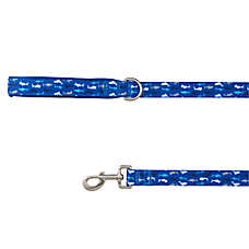 Top Paw? Dog Leash, Walking Dog Leash, Shark Print, Blue Dog Leash, 4' Long
