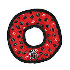 TUFFY? Ultimate Ring Red Paw Dog Toy