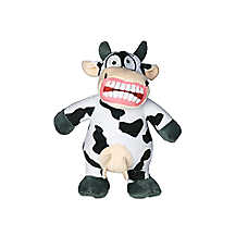 MIGHTY JR Angry Animals Cow Dog Toy