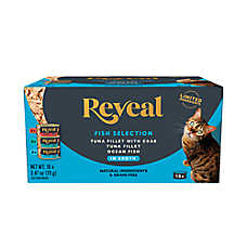Reveal Fish Selection Adult Wet Cat Food - Grain Free, In Broth, 18 Ct