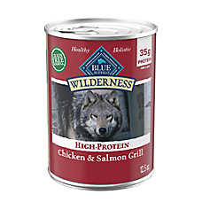 Blue Buffalo Wilderness High Protein Adult Wet Dog Food - Grain Free, Pate, 12.5 oz