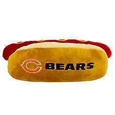 Pets First Chicago Bears Plush Hot Dog Dog Toy