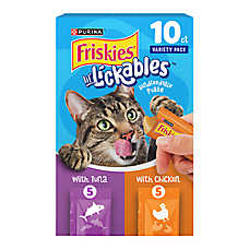 Friskies? Lil' Lickables&trade; Puree Cat Treat - Variety Pack, 10 Ct, 5 Oz