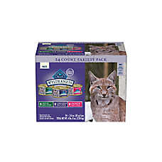 Blue Buffalo Wilderness Adult Cat Wet Food - Grain Free, Pate, 24 Ct