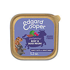 Edgard & Cooper Grain Free Adult Wet Dog Food - Beef & Duck Saucy Pate, 5.2 oz