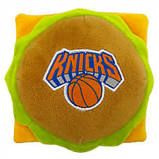 Pets First New York Knicks Plush Hamburger Dog Toy
