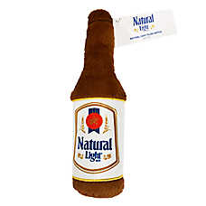 Natural Light Beer Bottle Dog Toy Novelty Dog Toy for Fun and Fetch