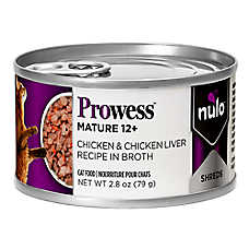 Nulo Prowess Mature 12+ Senior Cat Wet Food - Shreds in Broth, 2.8 OZ