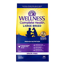 Wellness? Complete Health Large Breed Adult Dry Dog Food - Grain Free, Chicken & Chicken Meal