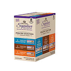 Wellness? Signature Selects Adult Cat Wet Food - Poultry Selections, Variety Pack, 8 CT, 22.4 OZ