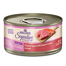 Wellness? Signature Selects Grain Free Kitten Wet Cat Food - Flaked, 2.8 oz