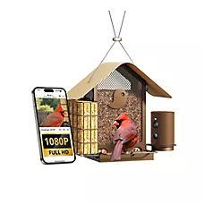 Birdfy Smart Feeder Metal with Suet Cage, Metal V AI Camera