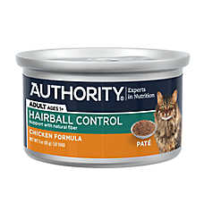 Authority? Hairball Control Adult Wet Cat Food - Chicken Pate 3oz