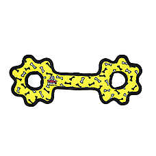 TUFFY? Ultimate Tug-O-Gear Yellow Bone Dog Toy