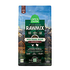 Open Farm RawMix Grain Free, High Protein Adult Dry Cat Food - No Added Antibiotics, Non-GMO, Turkey