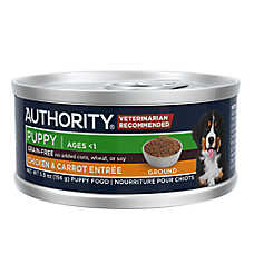 Authority Chicken & Carrot Entree Puppy Wet Dog Food - Grain Free, 5.5 oz