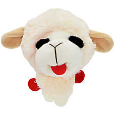 Lamb Chop Knobby Noggin Squeaky Dog Toy