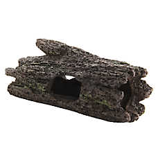 Top Fin? Hollowed Out Tree Aquarium Ornament - Fish Tank Decor - Medium
