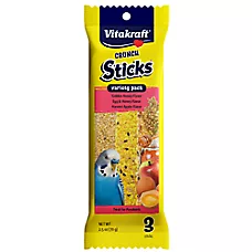 Vitakraft® Crunch Sticks Honey, Egg & Fruit Parakeet Treat - Crunchy Treat Sticks
