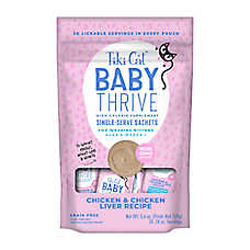 Tiki Cat Baby Thrive High Calorie Supplement Kitten Food Complement - Natural, 20ct