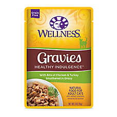 Wellness? Healthy Indulgence Adult Cat Wet Food - Grain Free, Natural, Gravies, 3 Oz