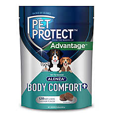 Pet Protect Dog Vet-Formulated Hip & Joint Supplement, Alenza, Chicken Flavor Soft Chews, 120 Ct