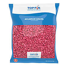 Top Fin? Premium Aquarium Gravel - Bright Pink - Fish Tank Substrate - 5 lb