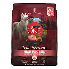 Purina ONE True Instinct High Protein Dry Dog Food - Natural, Beef & Salmon
