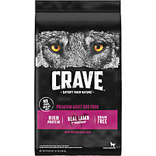 CRAVE&trade; High Protein Adult Dry Dog Food - Grain Free, Lamb & Venison