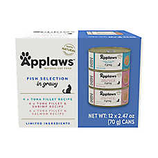 Applaws Variety Selection in Gravy Cat Food - Grain Free, Variety Pack, 12 Ct