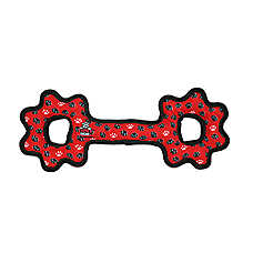 TUFFY? Ultimate Tug-O-Gear Red Paw Dog Toy