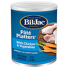 Bil-Jac? Pate Platters Adult Wet Dog Food - Grain Free, Chicken & Vegetables, 13 oz