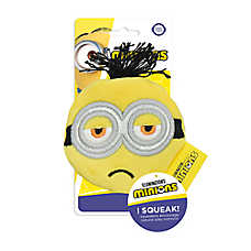 Minion Head Two Eye Plush Dog Toy