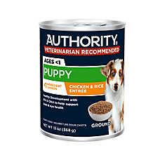 Authority? Everyday Health Chicken & Rice Entree Puppy Wet Dog Food - 13 oz