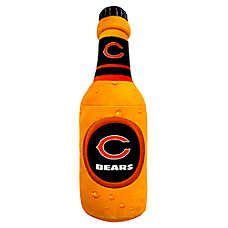 Pets First Chicago Bears Plush Bottle Dog Toy