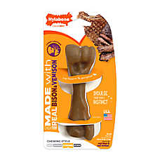 Nylabone Meat Stick Dog Toy, Bison & Venison