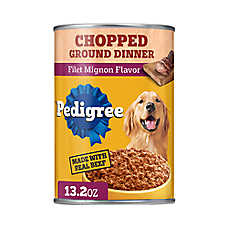 Pedigree? Chopped Ground Dinner Adult Wet Dog Food - Filet Mignon Flavor, 13.2 oz. Can