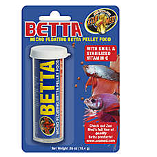Zoo Med Betta Micro Floating Pellets Fish Food Complete Diet