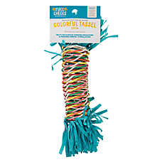 Full Cheeks&trade; Small Pet Multi Color Tassel Chew